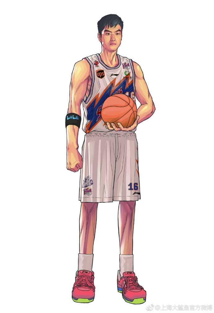 等身高的漫画立牌静静伫立，球员们化身二次元世界的守护神，等待着球迷们的“应援”与喝彩，虚实之间的界限在此模糊。