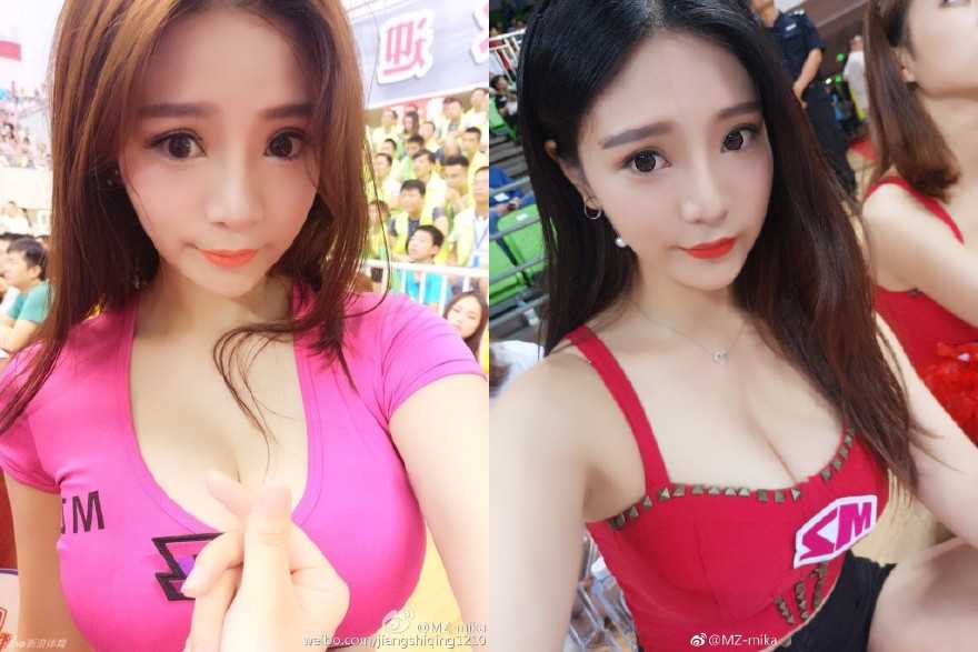 篮球宝贝回眸一笑，粉色背心勾勒出纤细腰肢，眼神清澈动人