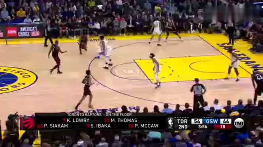 猛龙双杀勇士，奎克利40分击穿大通中心