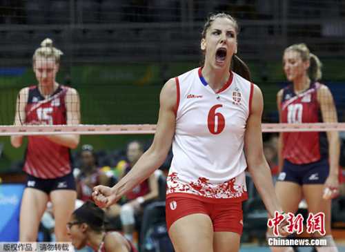 里约奥运女排半决赛：塞尔维亚3-2爆冷美国